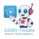 Aiden-Tickets Discord Bot Logo