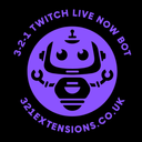 3-2-1 Twitch Live Bot Discord Bot Logo