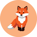 Foxy. Discord Bot Logo