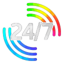 24/7 🔊 Discord Bot Logo
