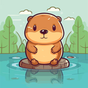 Test beaver Discord Bot Logo