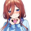 Miku Nakano ∬ Discord Bot Logo