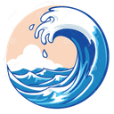 Blue Wave Discord Bot Logo