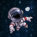 Idle Astronaut Discord Bot Logo