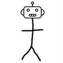 bot the stickman Discord Bot Logo
