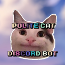 Polite Cat Discord Bot Logo