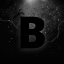 Black. Discord Bot Logo