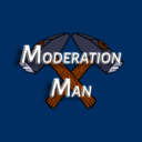 Moderation Man Discord Bot Logo