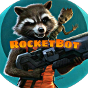 RocketBot🦝 Discord Bot Logo
