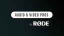Audio & video pros (by RØDE) Discord Server Banner