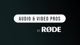 Audio & video pros (by RØDE) Discord Server Banner