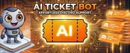 AI Ticket Bot Discord Server Banner