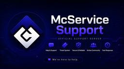 McService Support Discord Server Banner