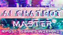 AI CHATBOT MASTER┇ guild ⋆ tags ⋆ social ⋆ chatbot ⋆ gaming ⋆ emotes ⋆ anime ⋆ Character.AI Discord Server Banner