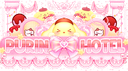 DISCONTINUED ୨🍮୧ Purin Hotel! Ꮺ 🌸꒷꒦₊˚ Discord Server Banner