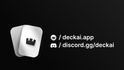 Deck AI Discord Server Banner