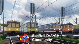 SimRail D/A/CH Community Discord Server Banner