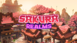 Sakura Realms Minecraft SMP 26.1.2+ Discord Server Banner