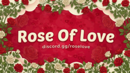 ROSE OF LOVE / Społecznosc Polska PL Poland Polish Community Anime Memy LoL Gry Rozmowy RP Discord Server Banner