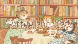 ‧𓍢ִ໋🍪 Coffee & Cats ୨ 𓈒 ⋆ ۪ Discord Server Banner