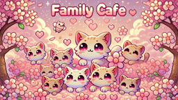 𝘾𝙖𝙩 𝘾𝗮𝗳𝗲 ˚ʚɞ˚ 𝒞𝓊𝓉𝑒𝓈𝓎 ˚ʚɞ˚ 𝙁𝙖𝙢𝙞𝙡𝙮 ˚ʚɞ˚ 𝙶𝙶 Discord Server Banner