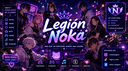 𝙇𝙚𝙜𝙞𝙤𝙣 𝙉𝙤𝙠𝙖 ⋆౨ৎ⋆　🩵 Social ✦ Anime ✦ Mudae ✦ Bots ⋆. 愛 Discord Server Banner