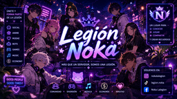 πππππ€π£ ππ€π π β౨ΰ§βγπ©΅ Social β¦ Anime β¦ Mudae β¦ Bots β. ζ Discord Server Banner