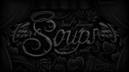soups ﹒ social & giveawaysㆍguild tagsㆍgamingㆍ vcsㆍactiveㆍanimeㆍ emotes Discord Server Banner