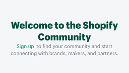 Shopify Community Discord Server Banner