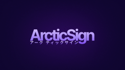 ArcticSign Discord Server Banner