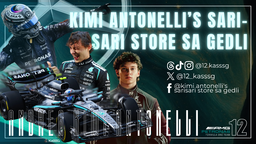 kimi antonelli's sarisari store sa gedli Discord Server Banner