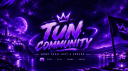 𝙏𝙐𝙉 𝘾𝙤𝙢𝙢𝙪𝙣𝙞𝙩𝙮 Discord Server Banner