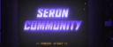 𖤐 Seron Community Discord Server Banner