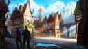 Blue and Queenie's Town Discord Server Banner