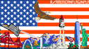 American Flag in Place Discord Server Banner