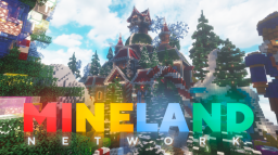 👑 Mineland Network┃Minecraft Discord Server Banner