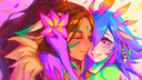 ೋღ🐸🌈 Curious Chameleons 🌈🐸ღ Discord Server Banner