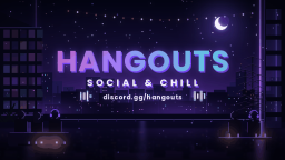 Hangouts Discord Server Banner