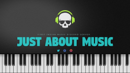 Just About Music π΅ Discord Server Banner