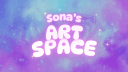 🎨Sona's Art Space Discord Server Banner