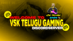 VSK TELUGU GAMING Discord Server Banner