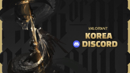 VALORANT KOREA (PC/Mobile) 발로란트 코리아 (PC/모바일) Discord Server Banner