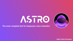 Astro Bot Community Discord Server Banner