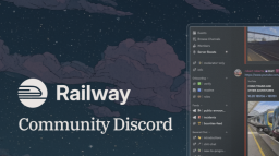 Railway Discord Server Banner