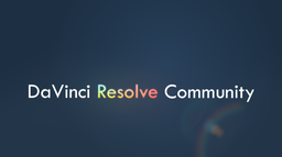 DaVinci Resolve Community Discord Server Banner