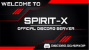 SPIRIT-X Discord Server Banner