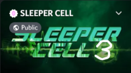 SLEEPER CELL Discord Server Banner