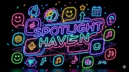 SPOTLIGHT ‘ HAVEN ٠࣪⭑ Discord Server Banner