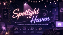 𝑺𝒑𝒐𝒕𝒍𝒊𝒈𝒉𝒕 𝑯𝒂𝒗𝒆𝒏 .𖥔 ݁ ˖ Discord Server Banner
