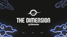 The Dimension Discord Server Banner